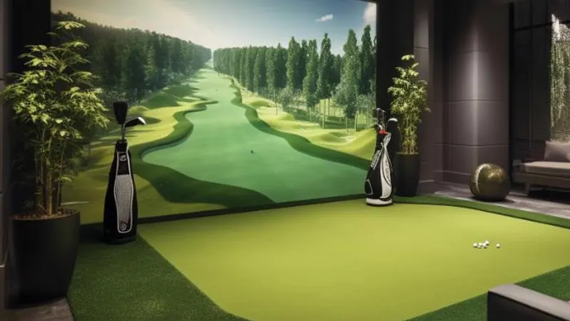 Indoor Golf Simulator- Gold Academy - Golf Greens